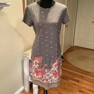 #284 Classic J Jill Slip On Dress Size Small with Stretch